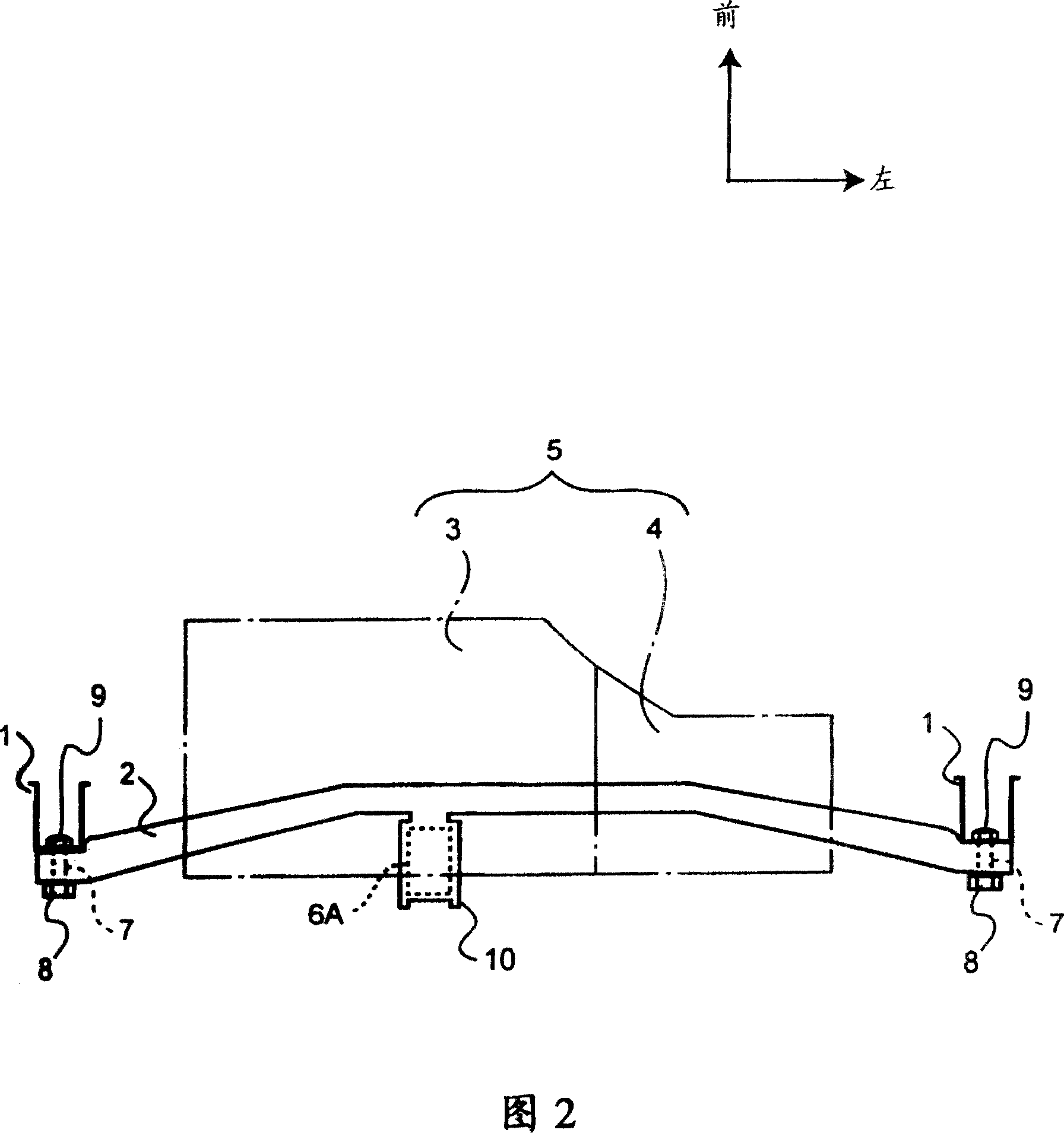 Power assembly mounting structure