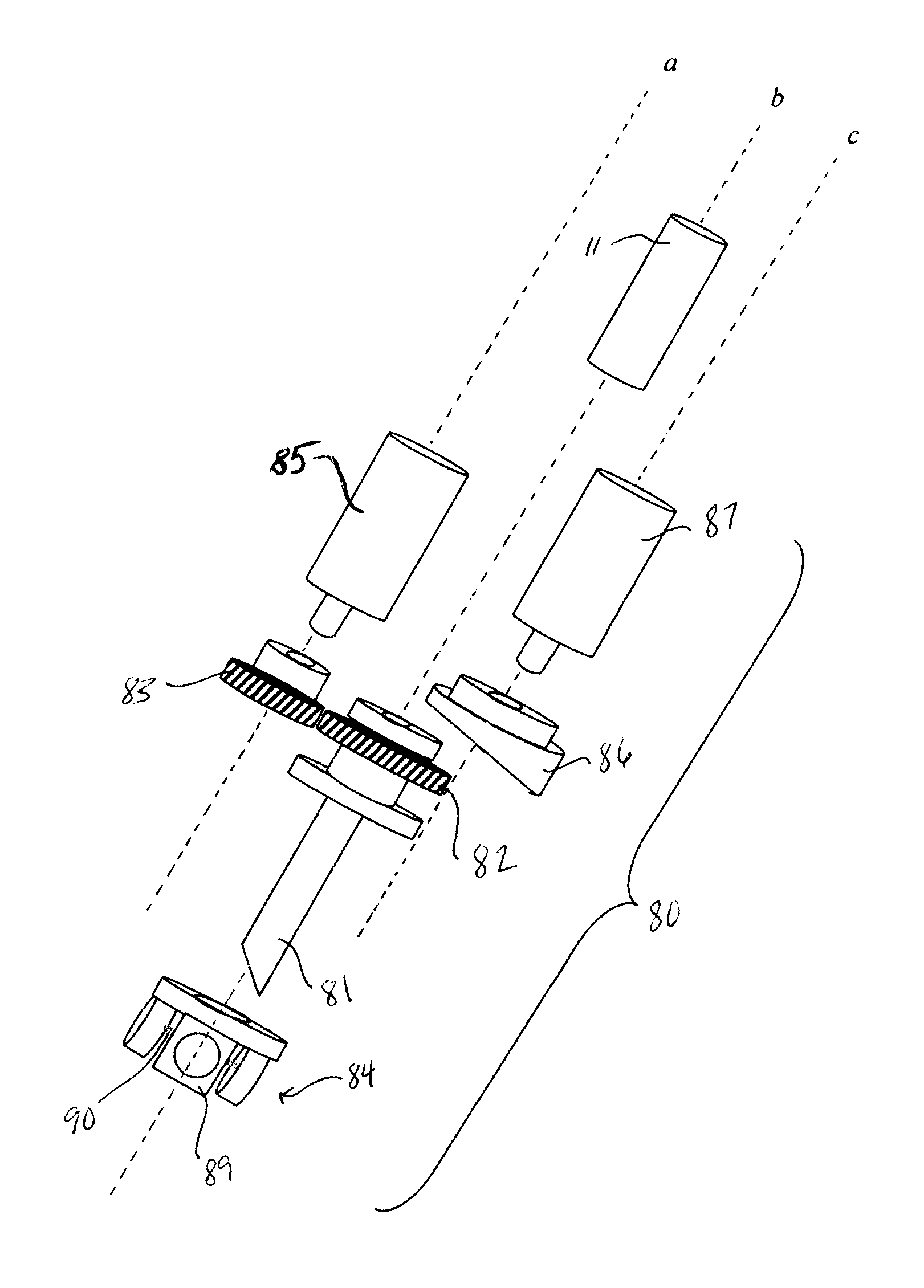 Stand-alone scanning laser device