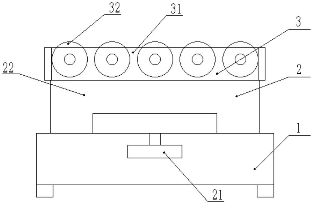 Goods transfer device for logistics warehouse