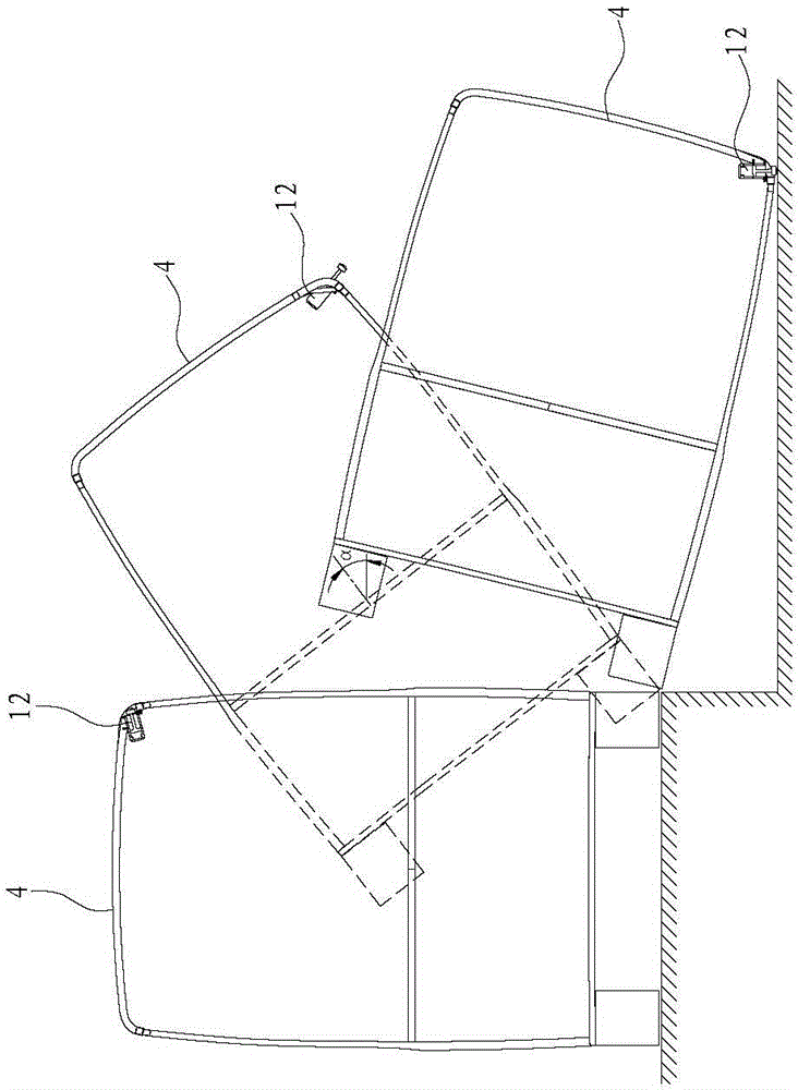 Rollover buffer of passenger car and anti-rollover system of passenger car