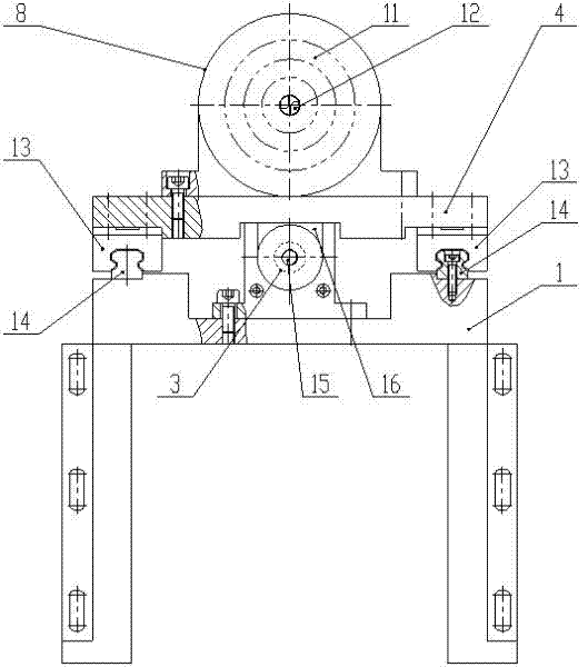 Device for spirally grinding back knife face of spiral drill based on electrospark wire cutting