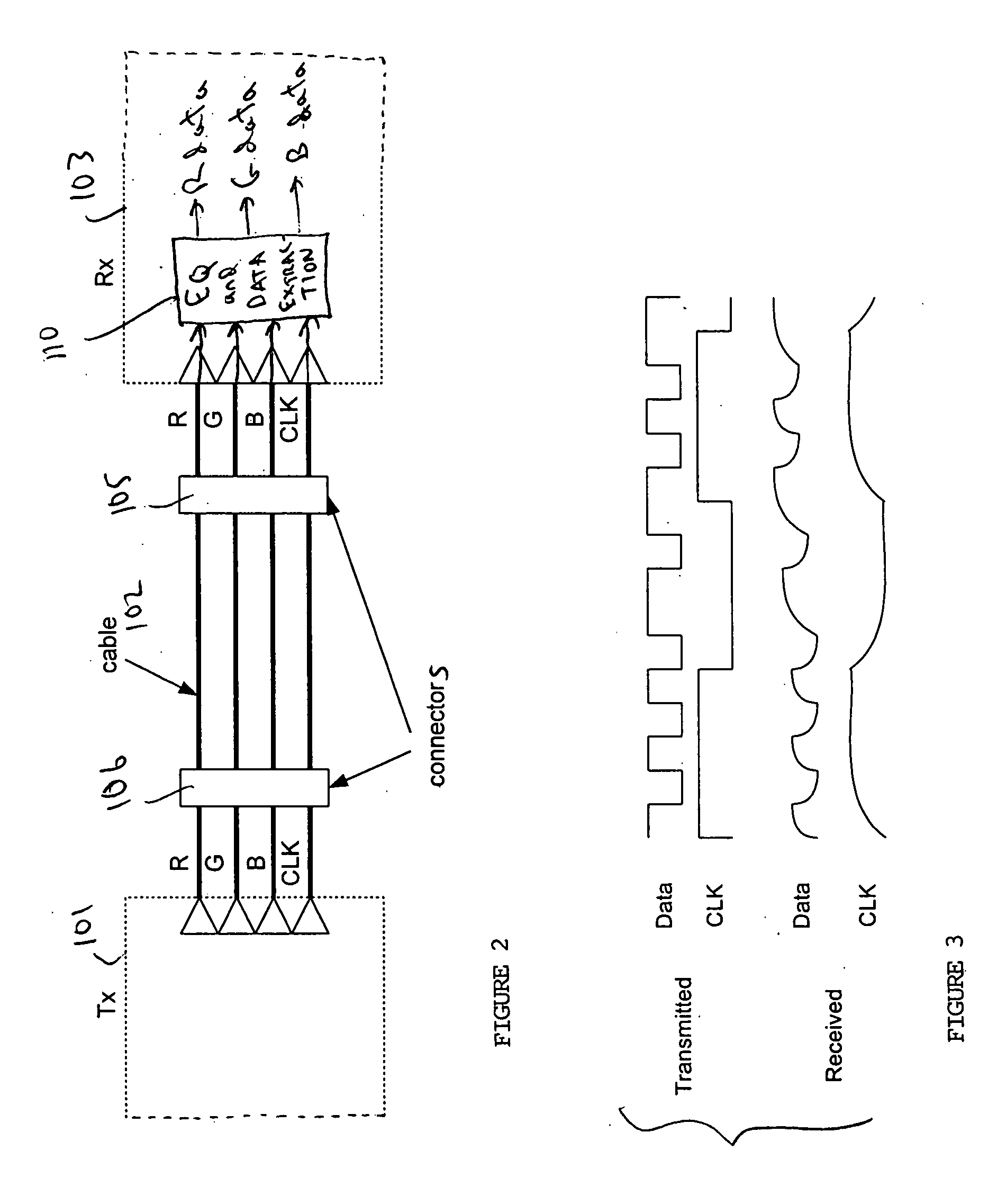 Method and circuit for adaptive equalization of multiple signals in response to a control signal generated from one of the equalized signals