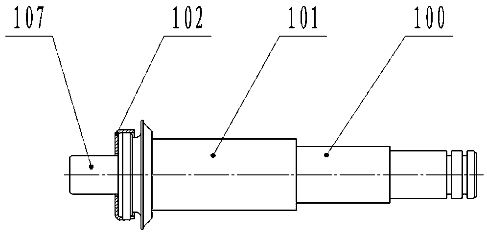 Rolling device for dust-proof cap of automobile lock cylinder