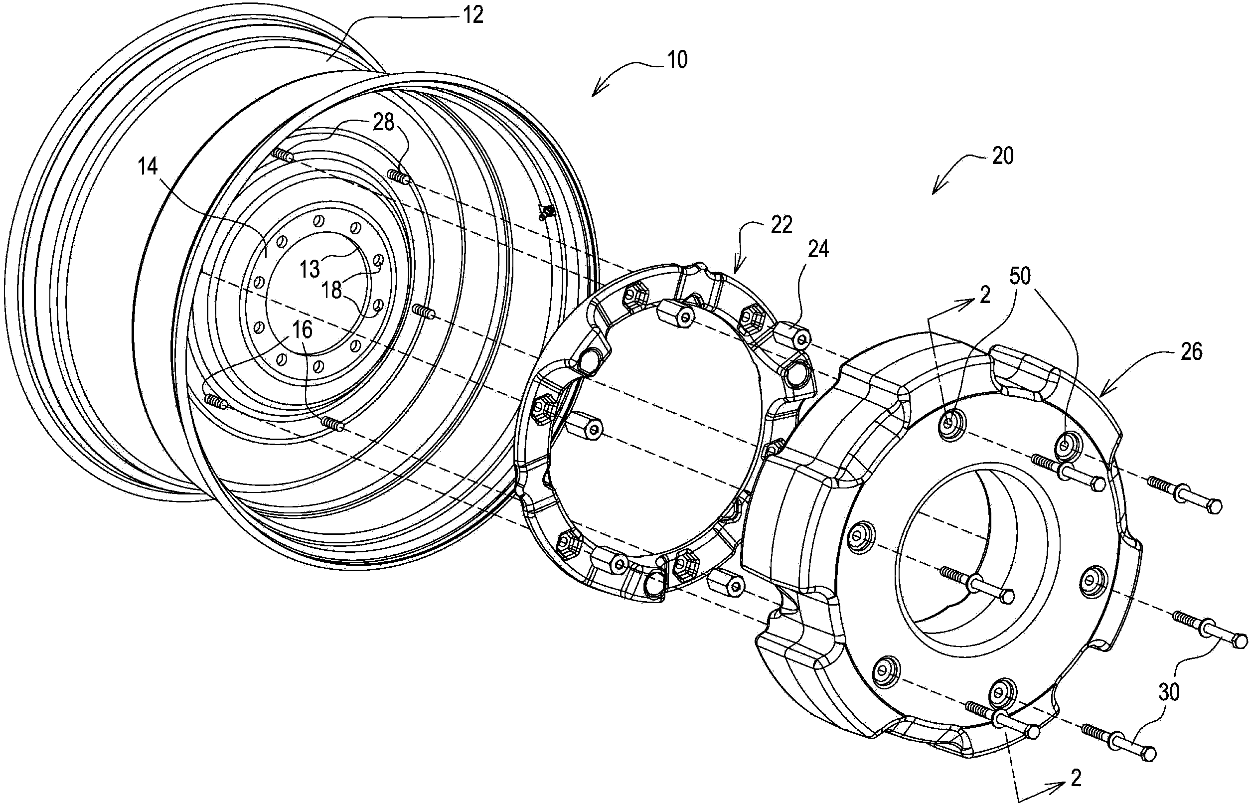 Wheel weight assembly
