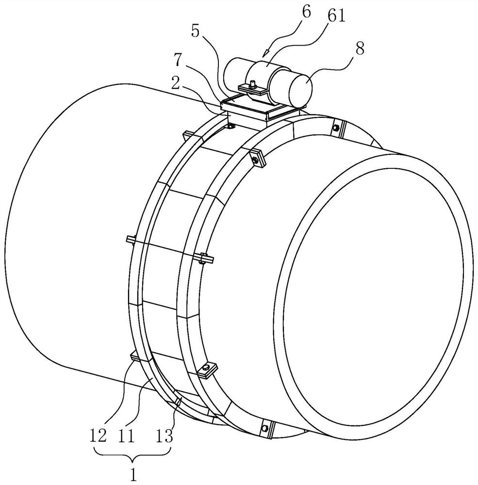 A welding quality detection device for natural gas distributed energy pipeline network