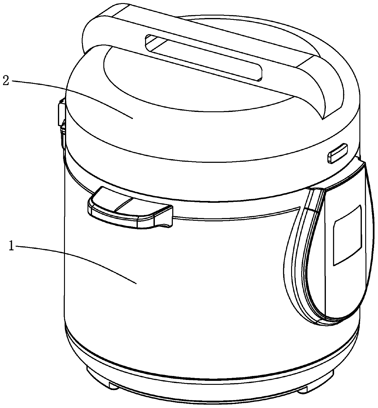 Pressure control device of micro-pressure electric cooker and micro-pressure electric cooker