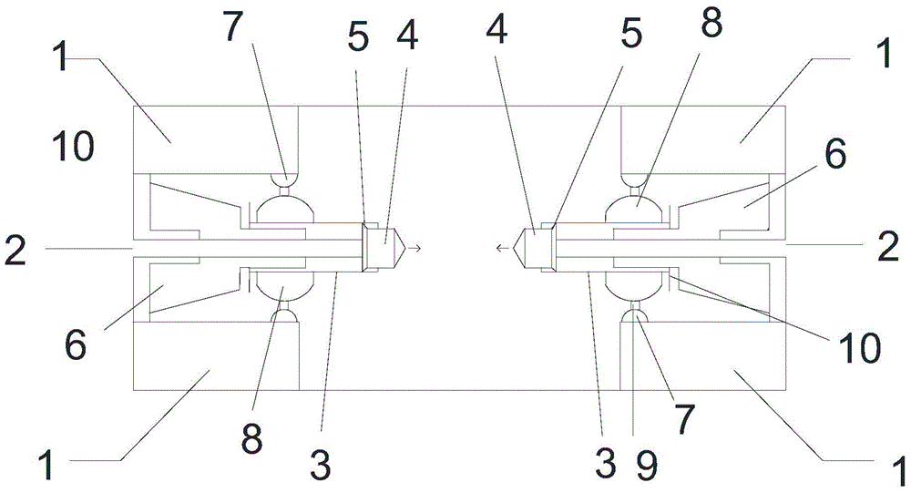 Pneumatic ejector pin clamp