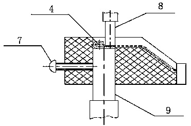 A welding structure of a relay contact reed assembly