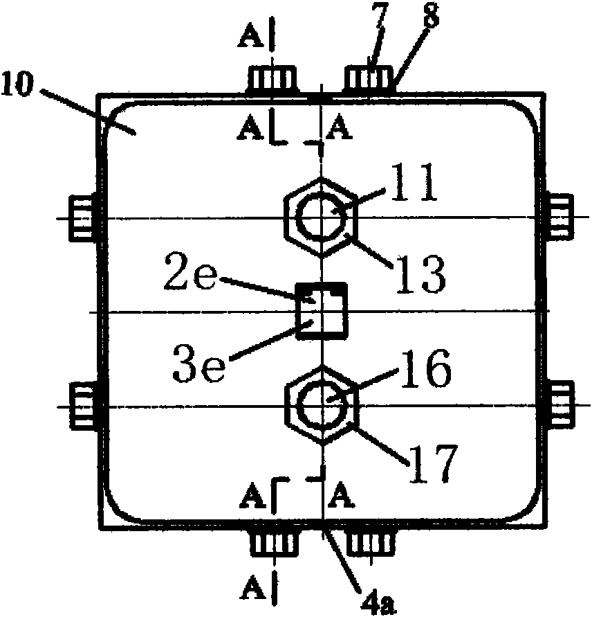 Welding mould and method for processing high-accuracy square zirconium alloy element box