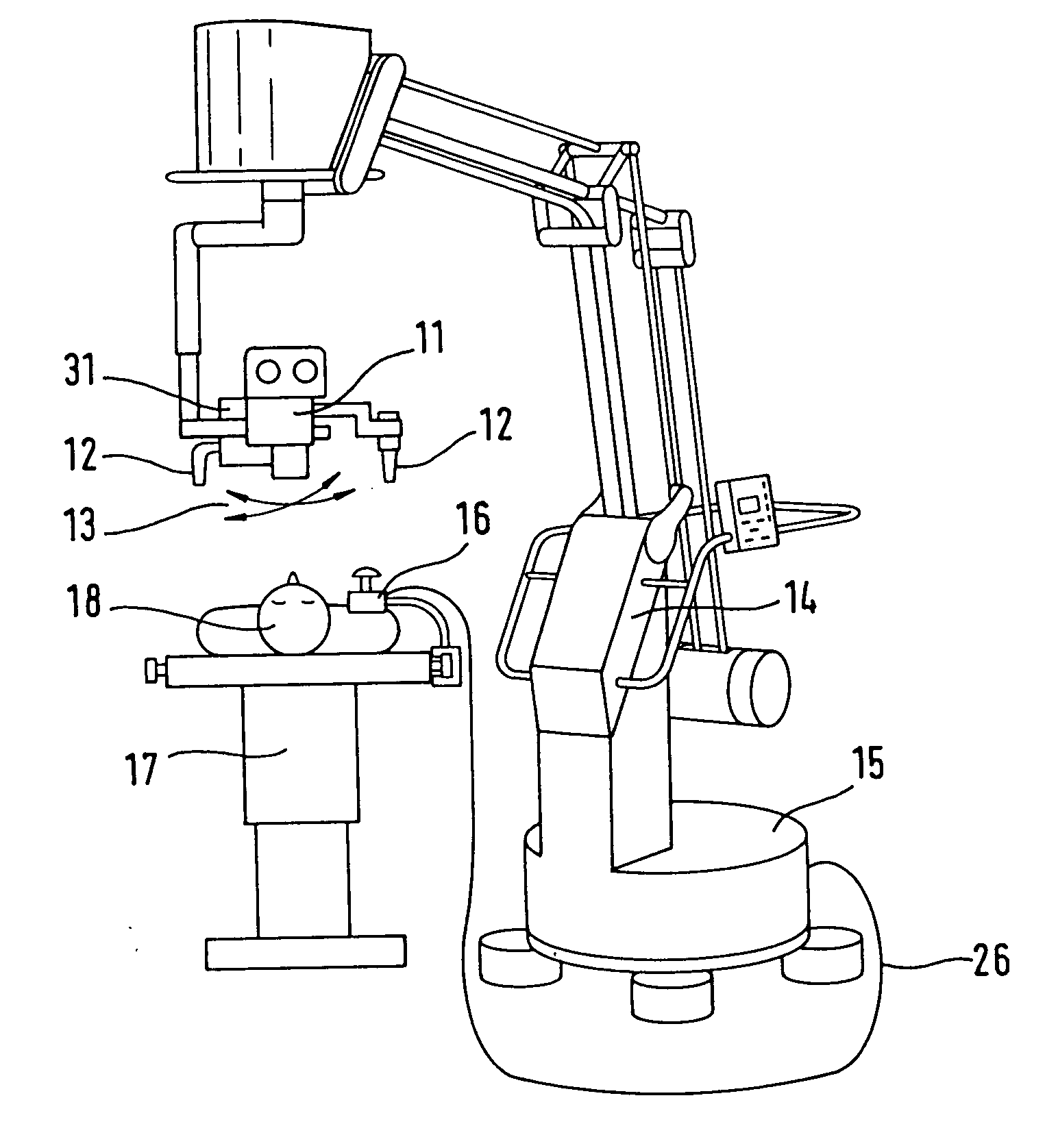 Operating-microscope system
