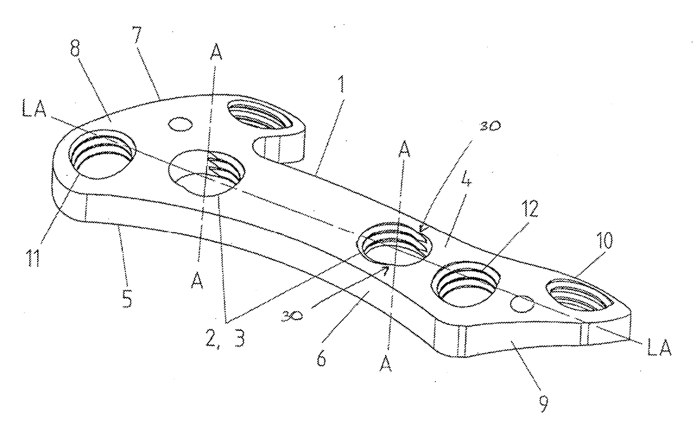 Apparatus for the Constant-Angle Fixation and Compression of a Fracture or Osteotomy of a Bone