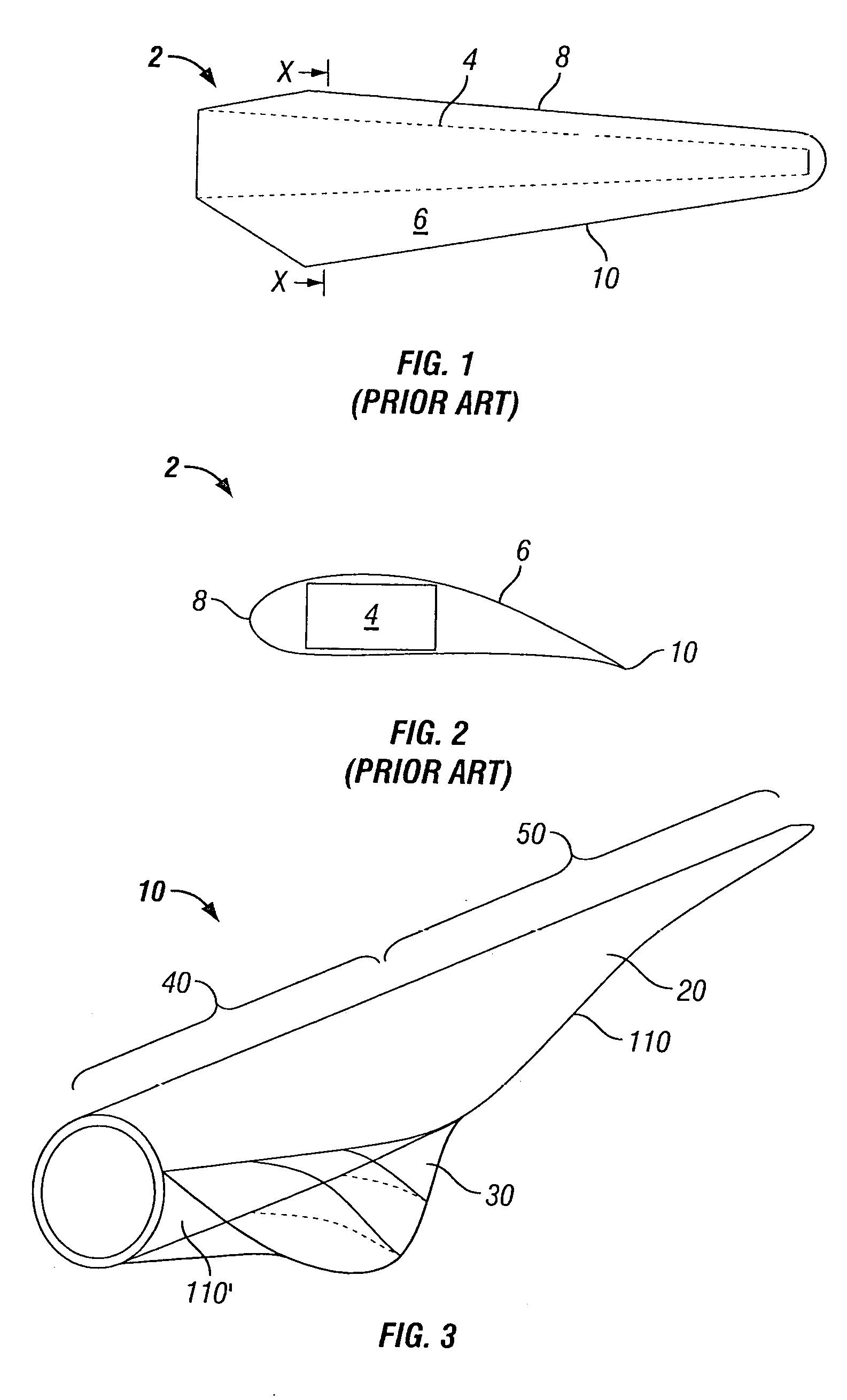 Rotor blade extension portion having a skin located over a framework