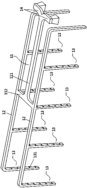 Energy storage cabin air duct system and energy storage cabin using the air duct system