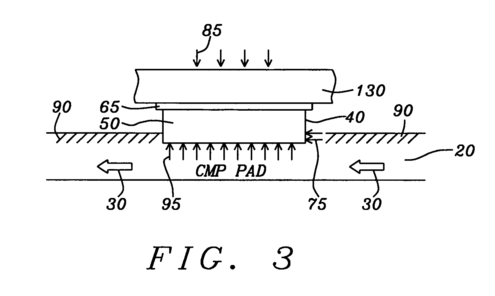 Method for controlling overcoat recession in a magnetic thin film head