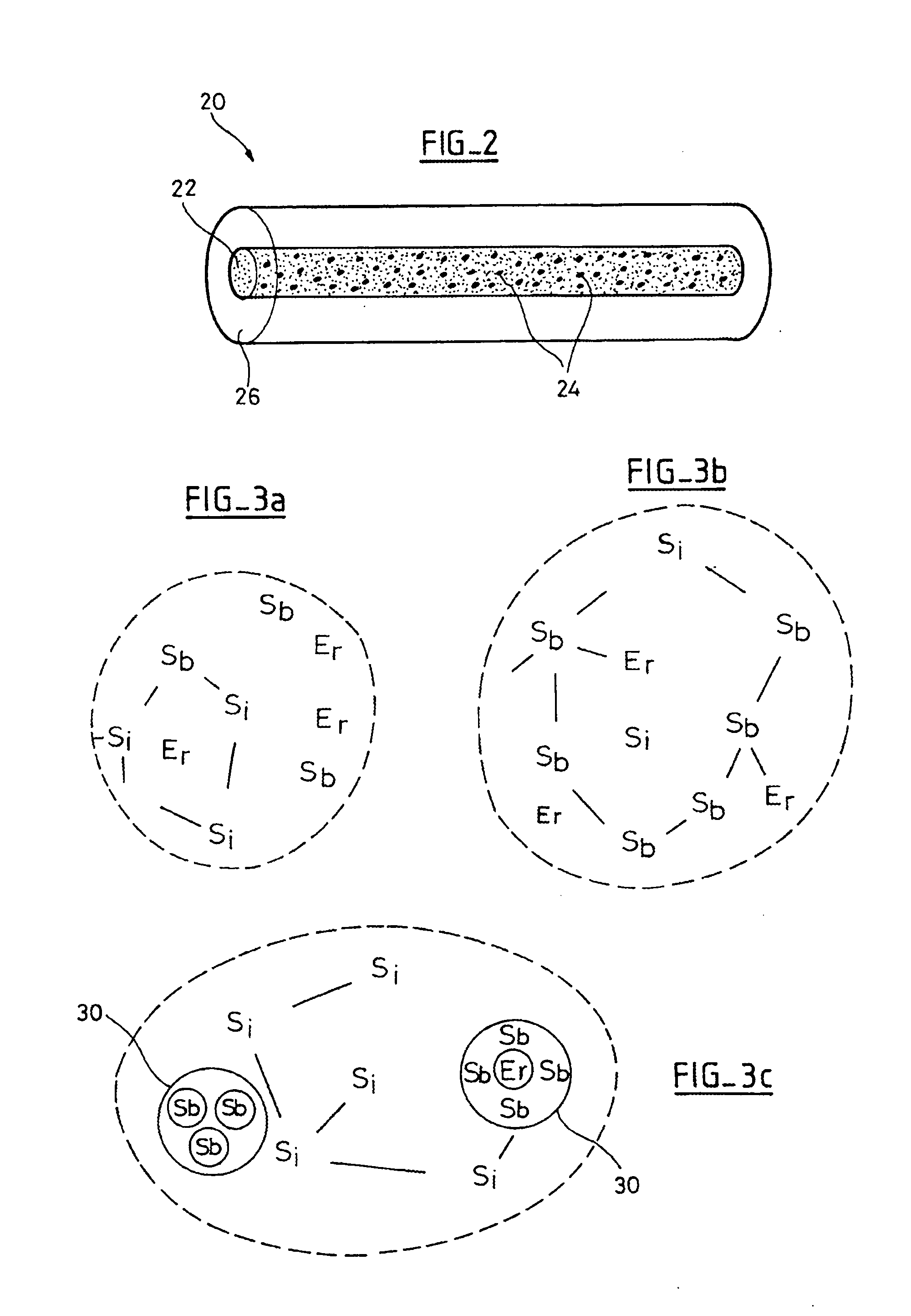 Optical guide including nanoparticles and manufacturing method for a preform intended to be shaped into such an optical guide