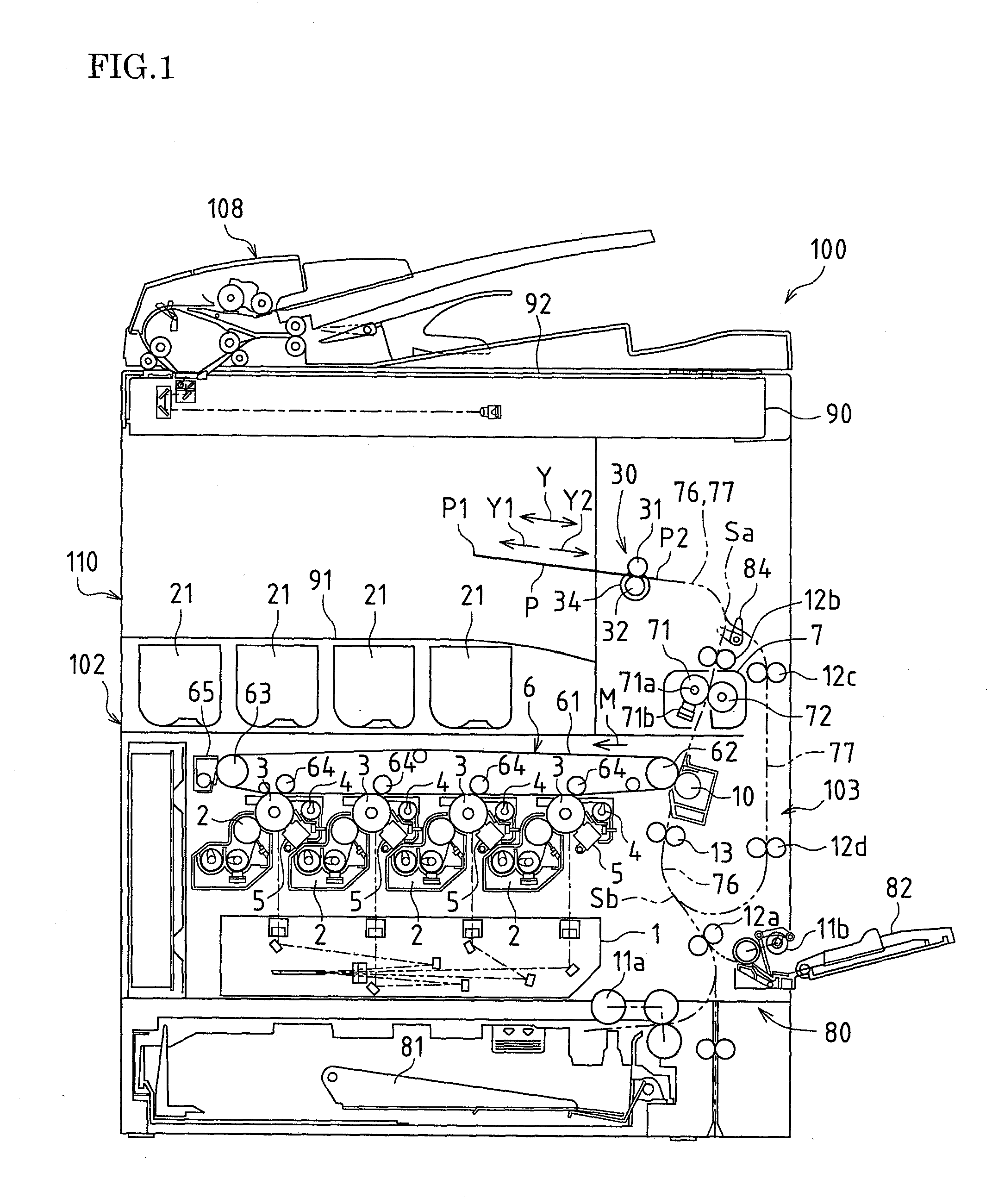 Sheet conveying device and image forming apparatus with the same