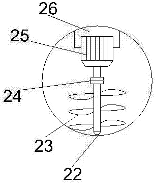 Coating material stirring and filtering device