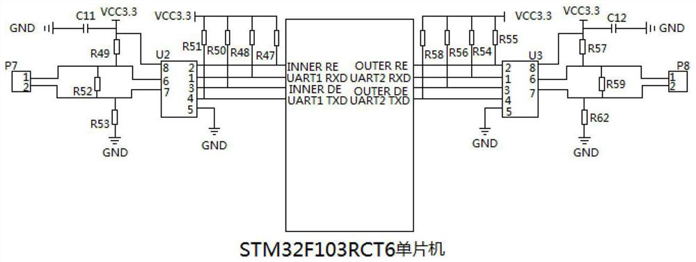 Isolation module based on RS485 communication and communication method thereof