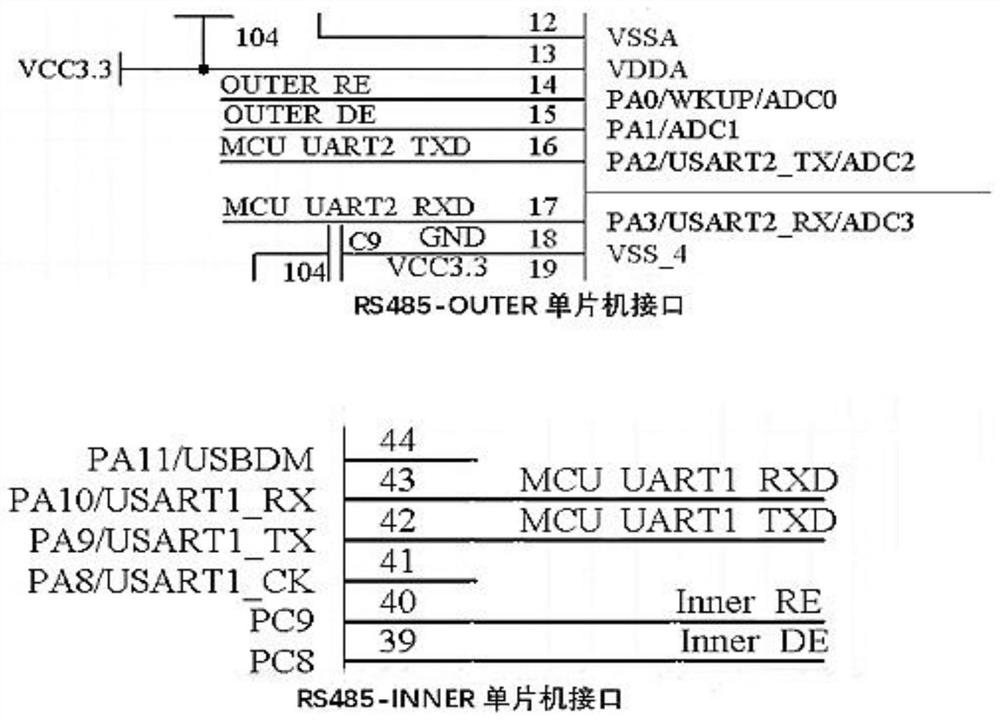 Isolation module based on RS485 communication and communication method thereof