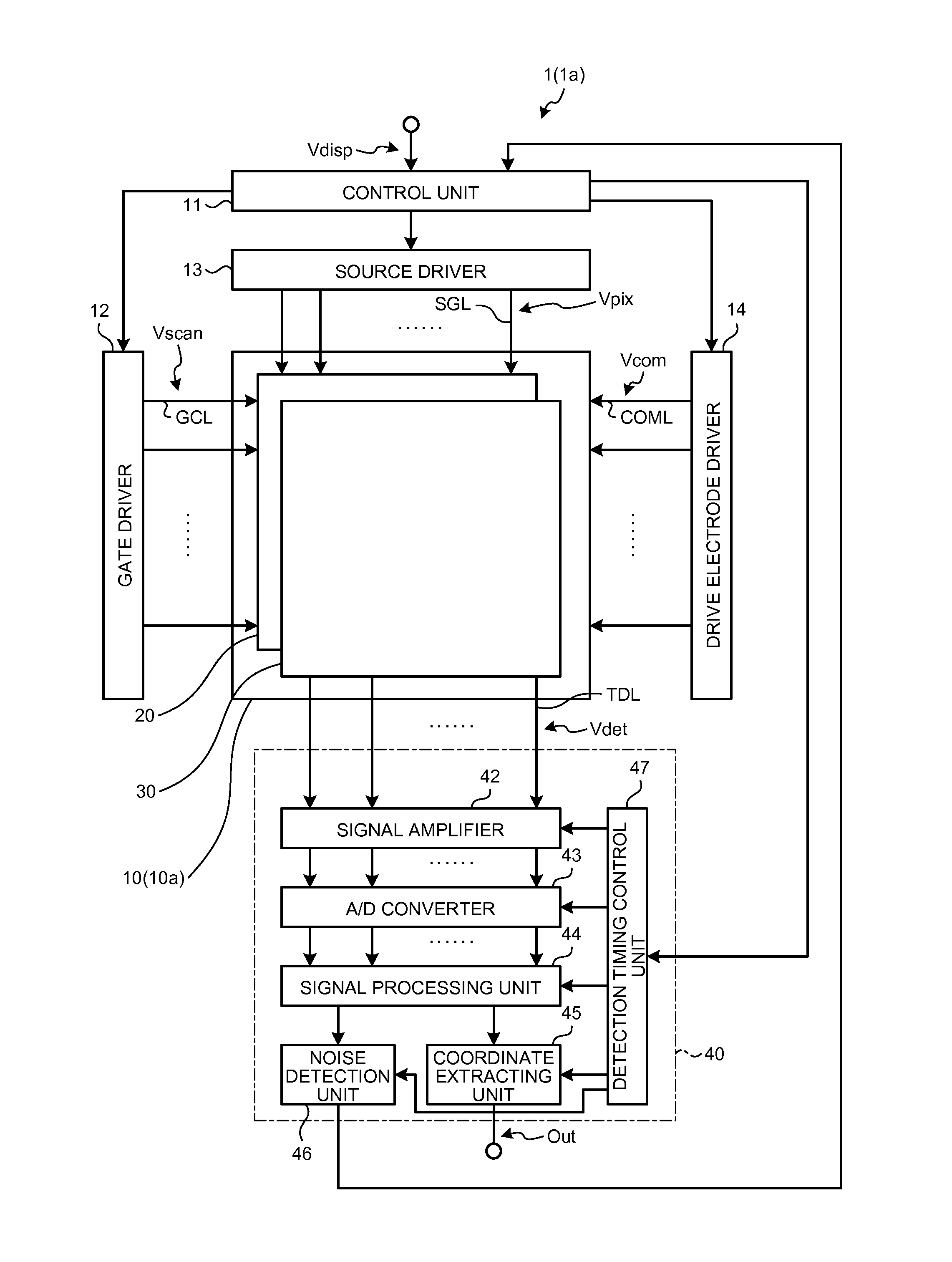 Touch detection device, display device with touch detection function, and electronic apparatus