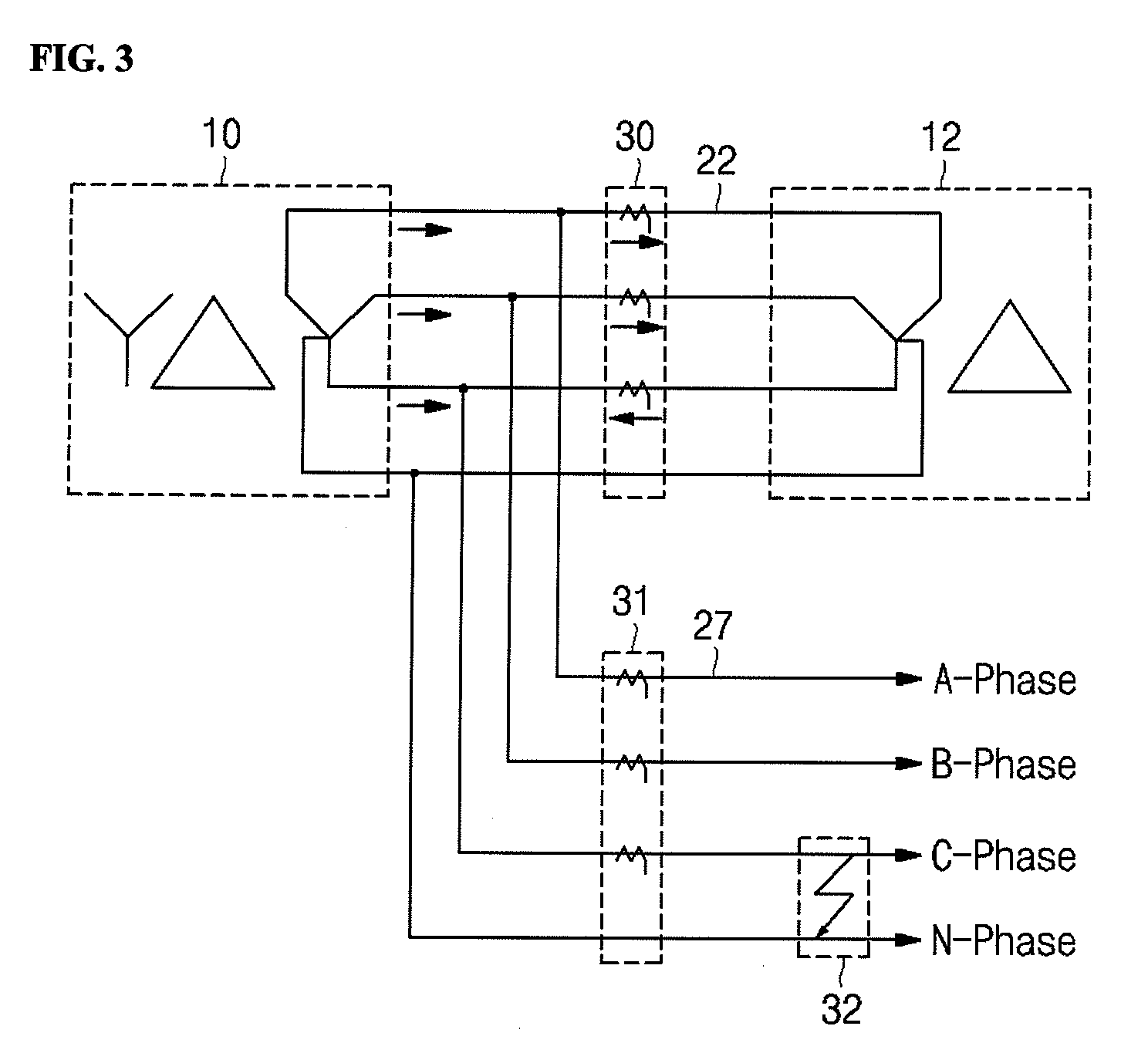 Control method for preventing malfunction of over current ground relay due to reverse power