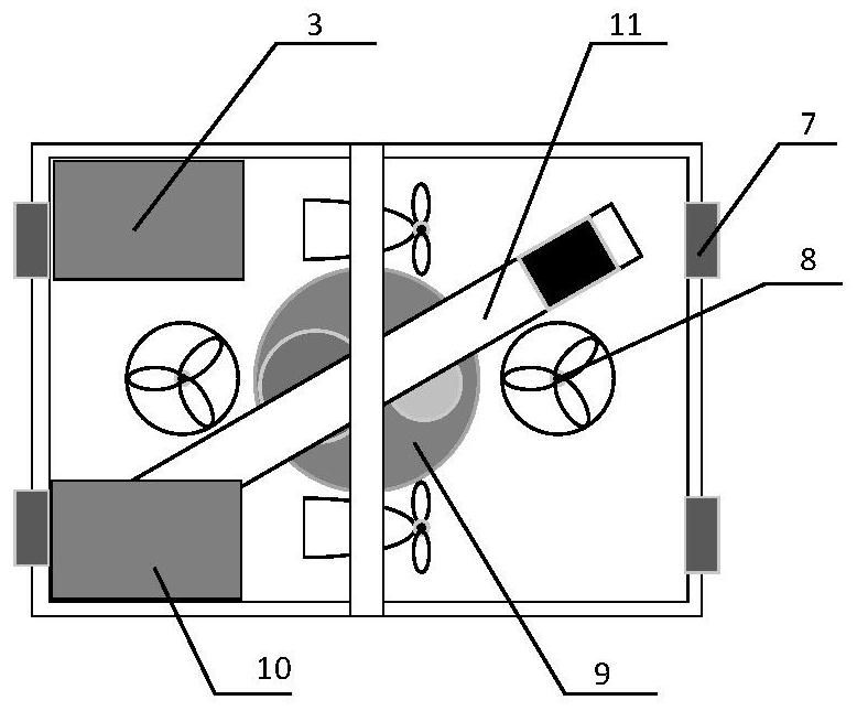 Underwater active docking robot and docking method