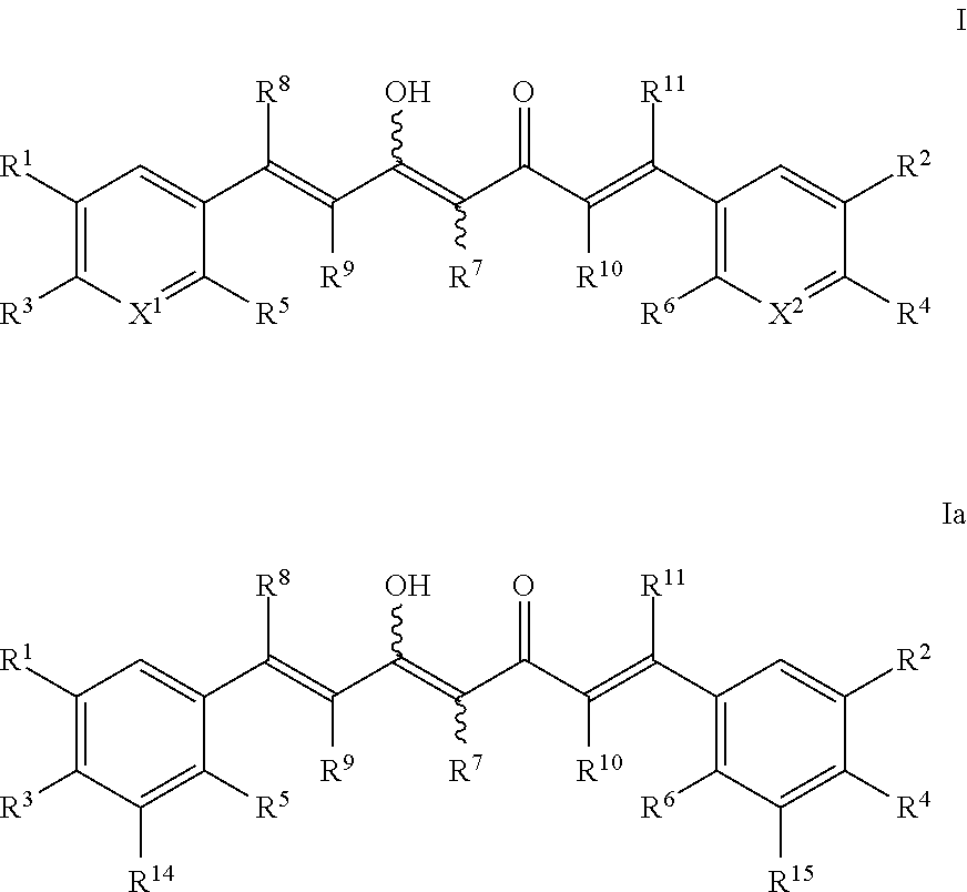 Derivatives of dimethylcurcumin