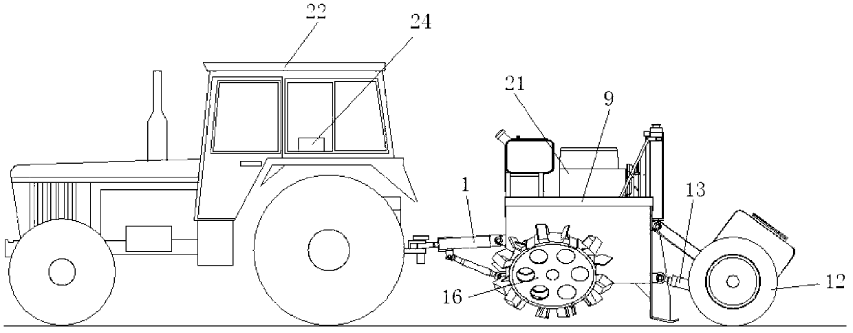 Farmland ditcher and controlling method thereof