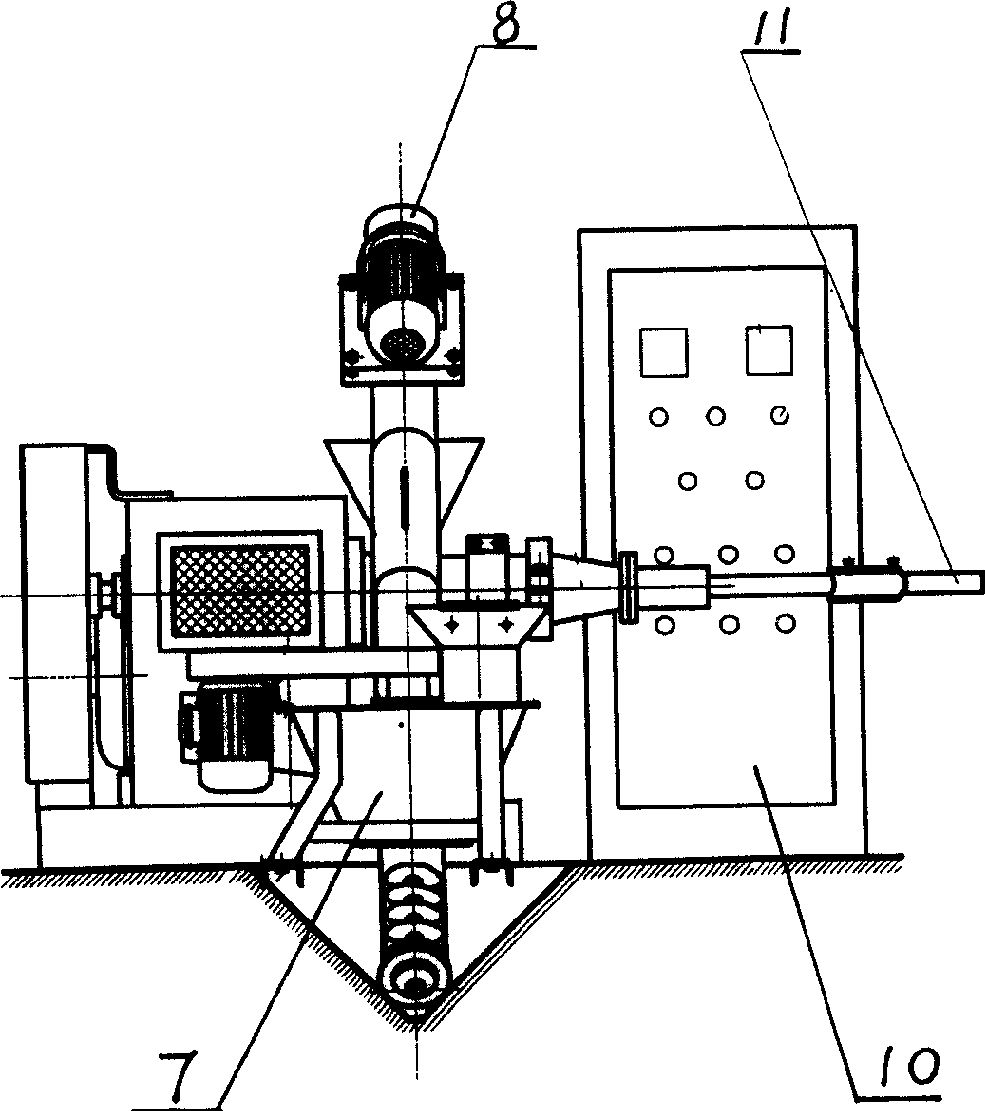 Carbon stick processing machine set