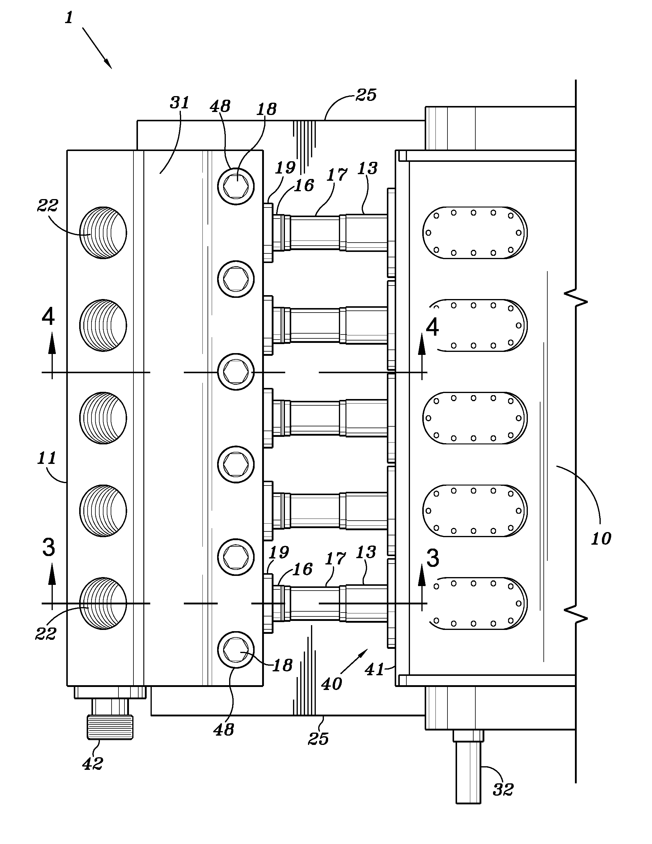 Support Mechanism for the Fluid End of a High Pressure Pump