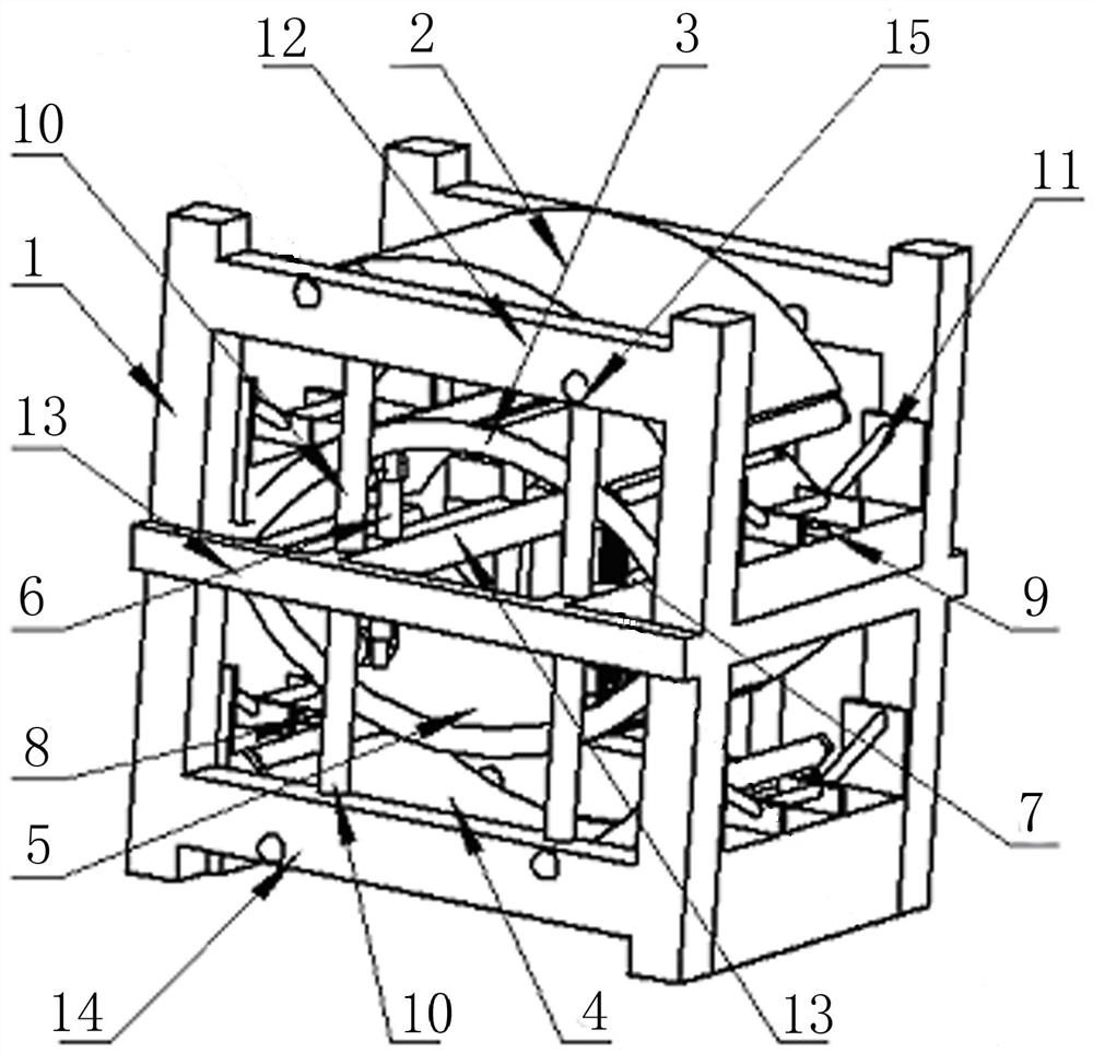 Drum type full-section broken belt protection device