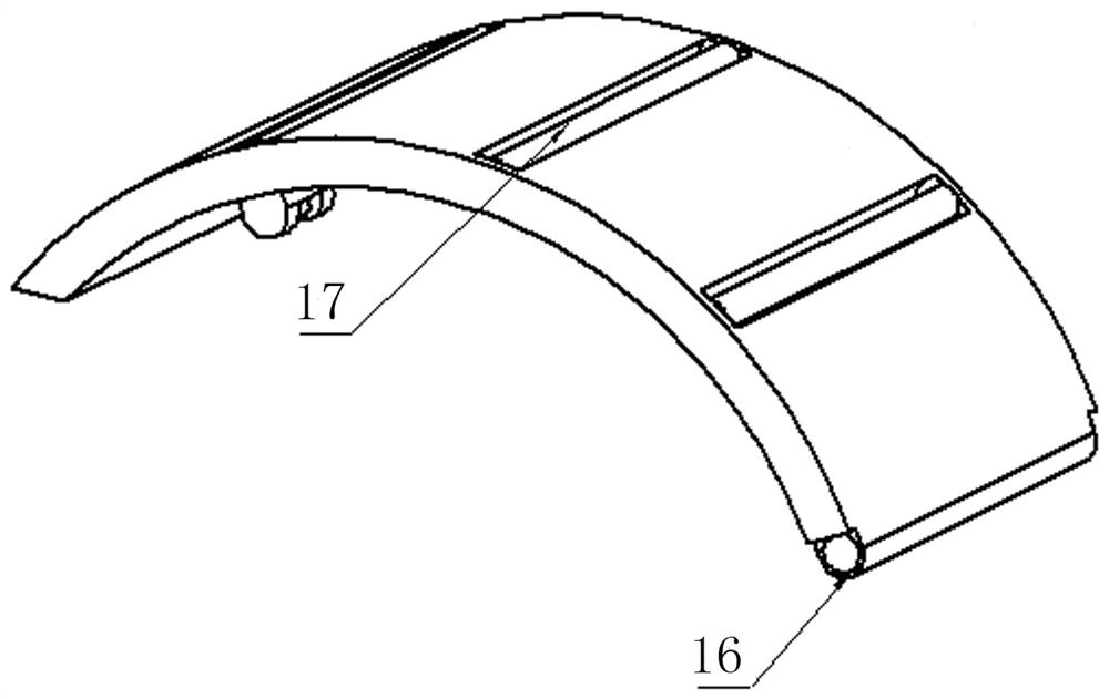 Drum type full-section broken belt protection device