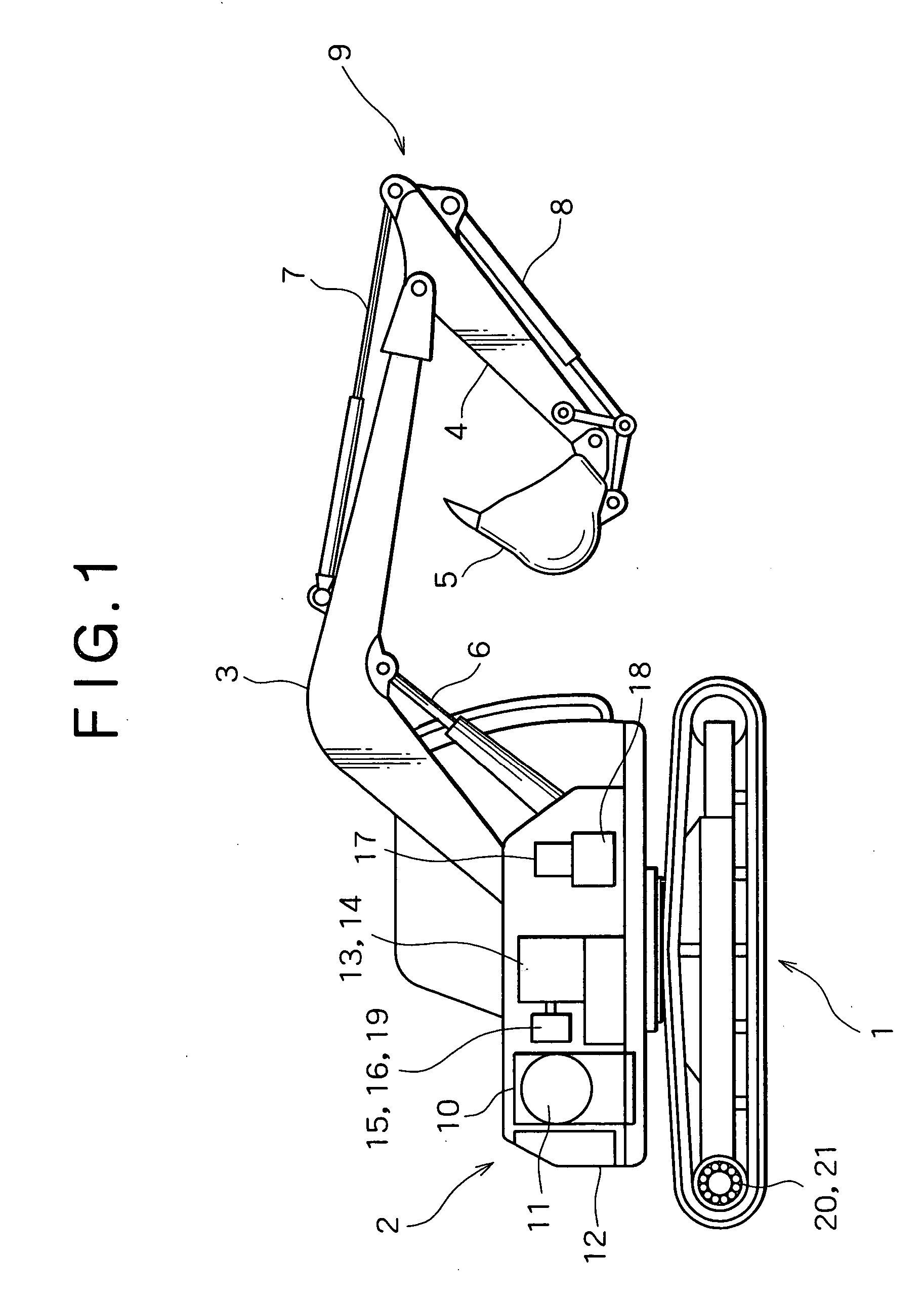Actuator driving device of working machine