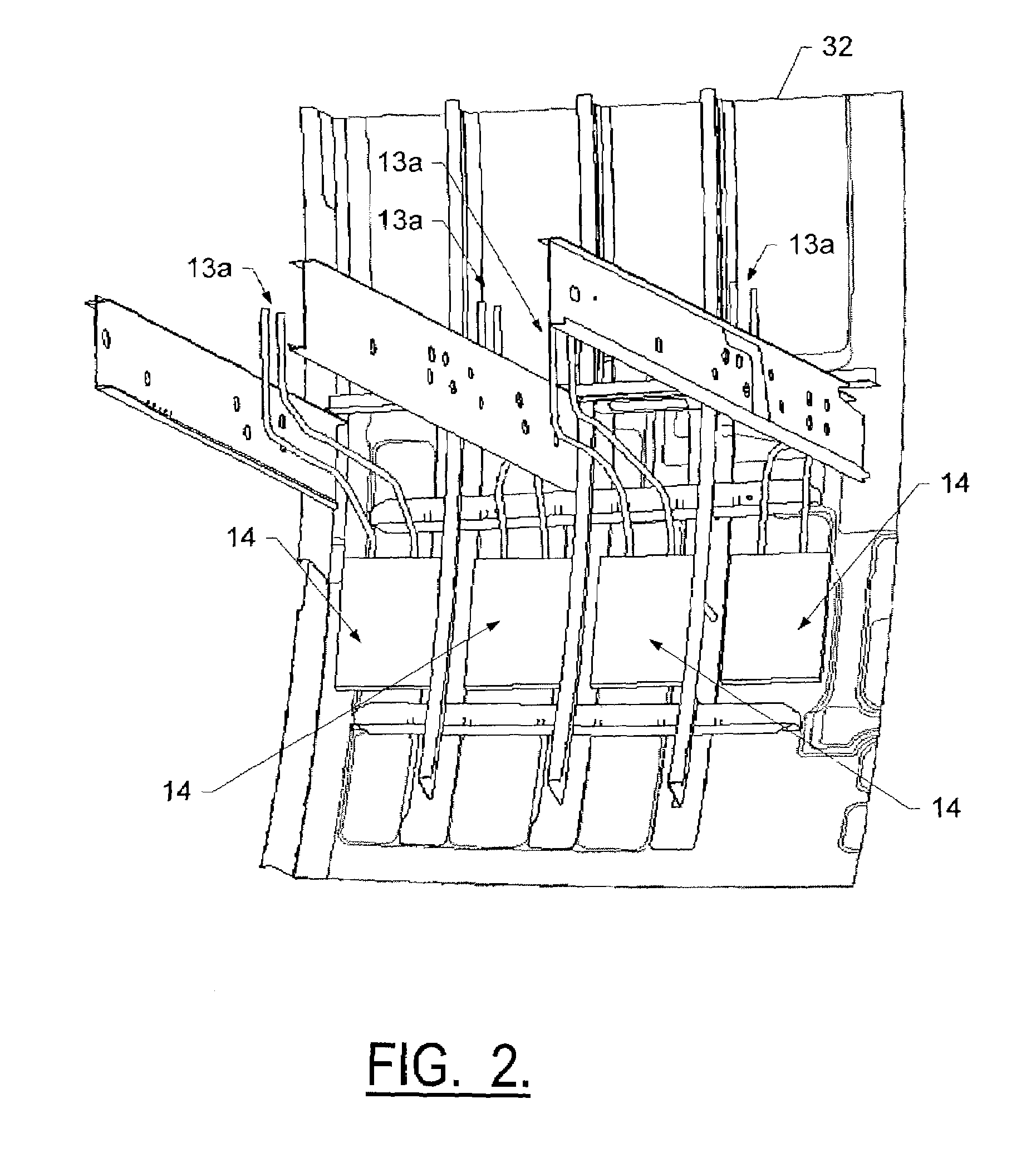 System and method of refrigerating at least one enclosure
