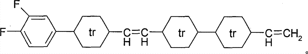 Novel tetracyclic diene liquid crystal compound and preparation method thereof