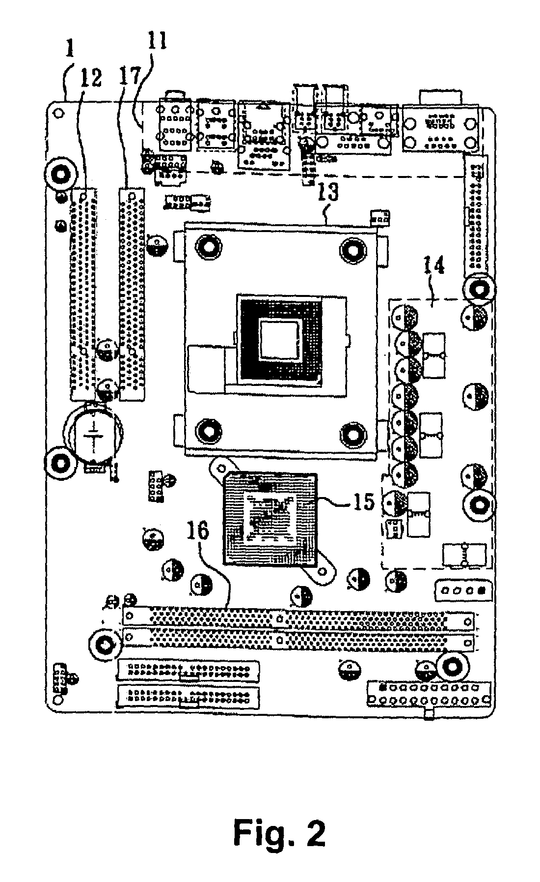 Placement structure of an integrated motherboard for small form factor computer