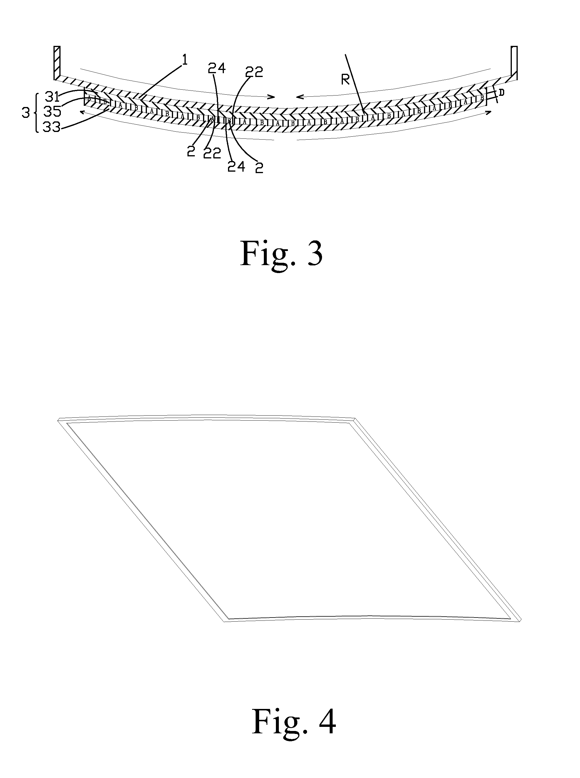 Curvature adjustment structure of curved liquid crystal display device