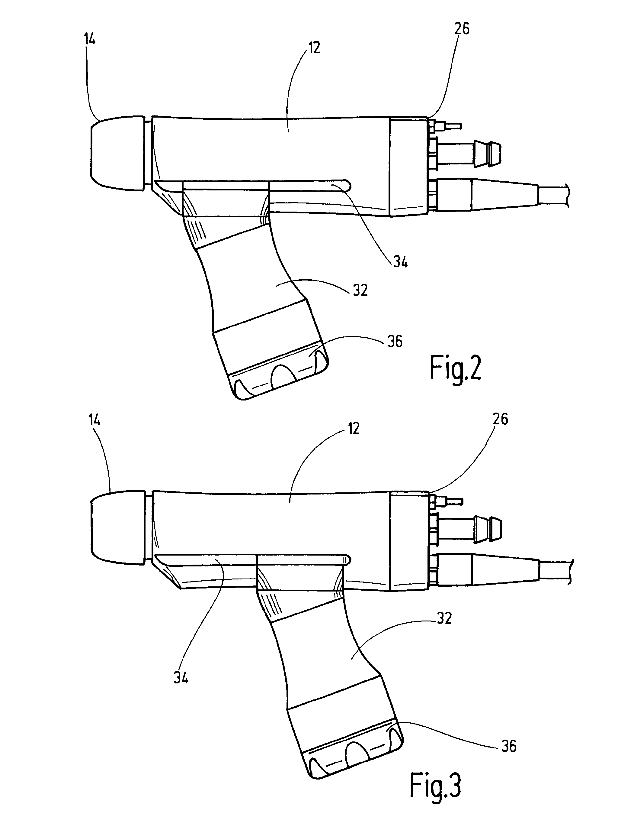 Medical instrument having a detachable handle