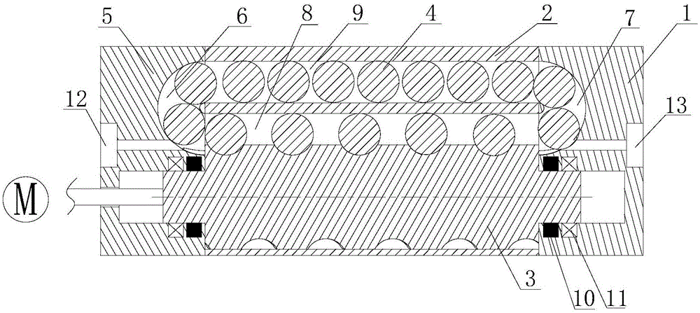 Screw ball pump