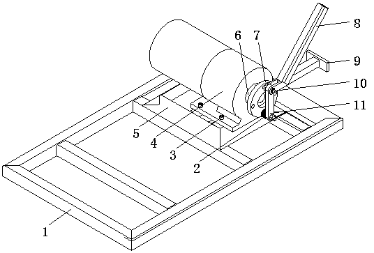 Wardrobe vibration demonstration device based on family scene simulation training