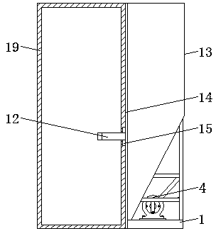 Wardrobe vibration demonstration device based on family scene simulation training