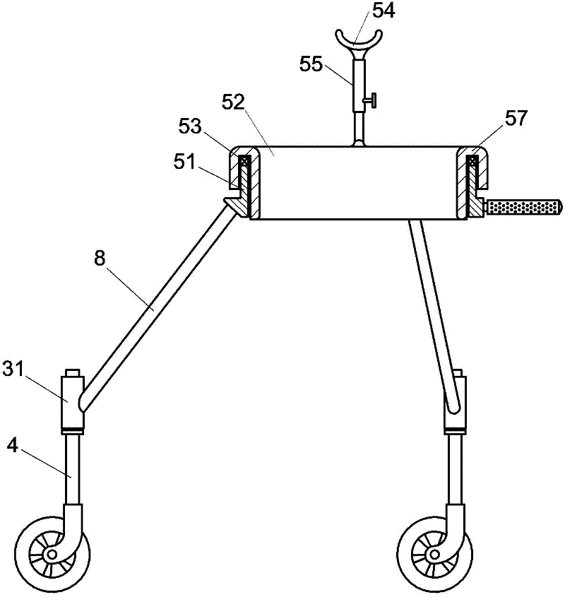 Walking device for hemiplegic patients