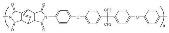 A kind of transparent colorless polyimide film for amoled, preparation method and amoled device