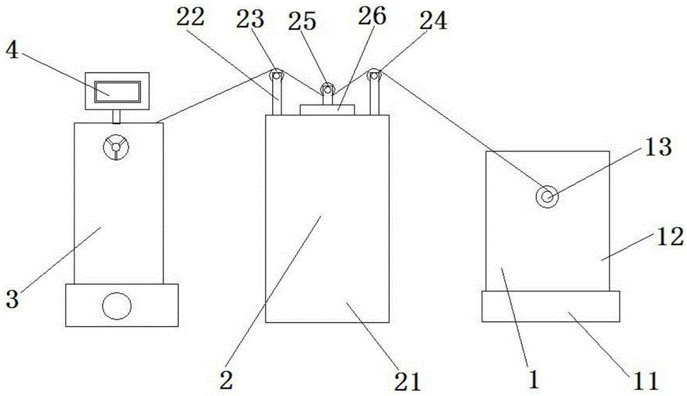 Automatic line arranging and winding machine constant tension mechanism and use method thereof