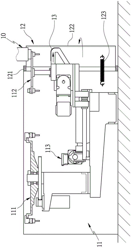 Protection door opening/closing device of tool machine