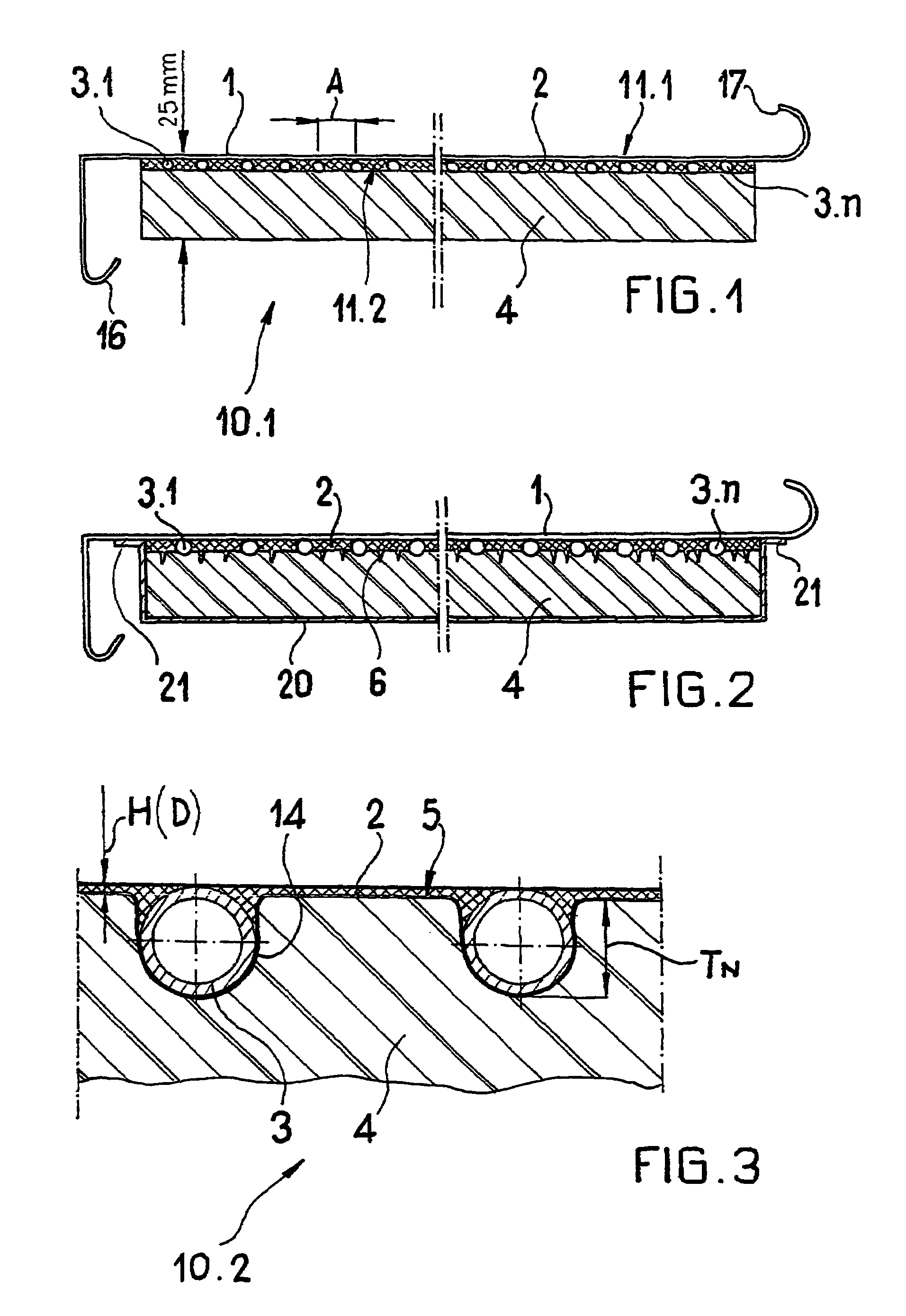 Heliothermal flat collector module having a sandwich structure