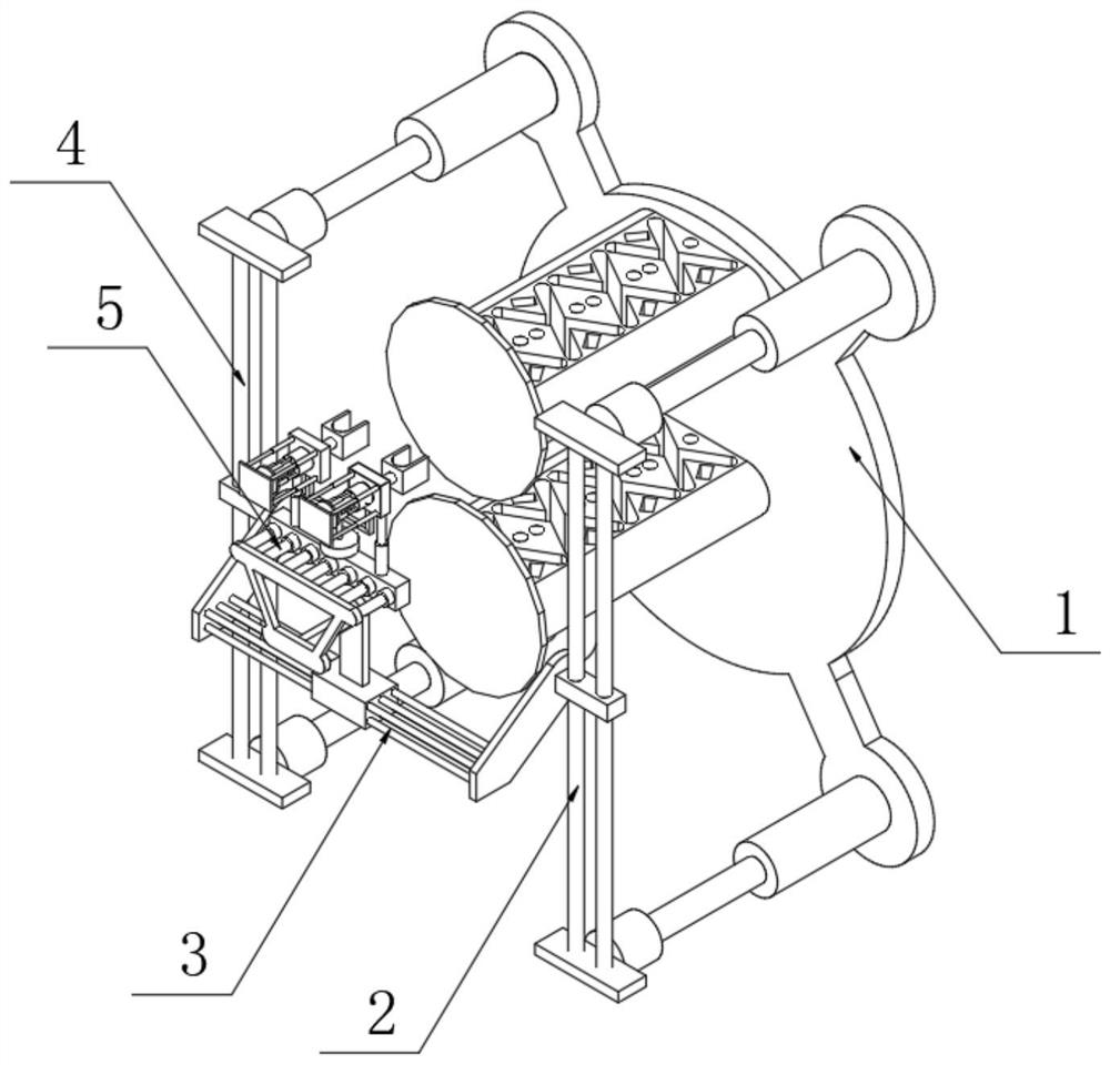 Stamping die of automobile function module