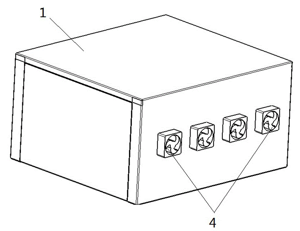 Battery inner box and battery temperature control box employing battery inner box