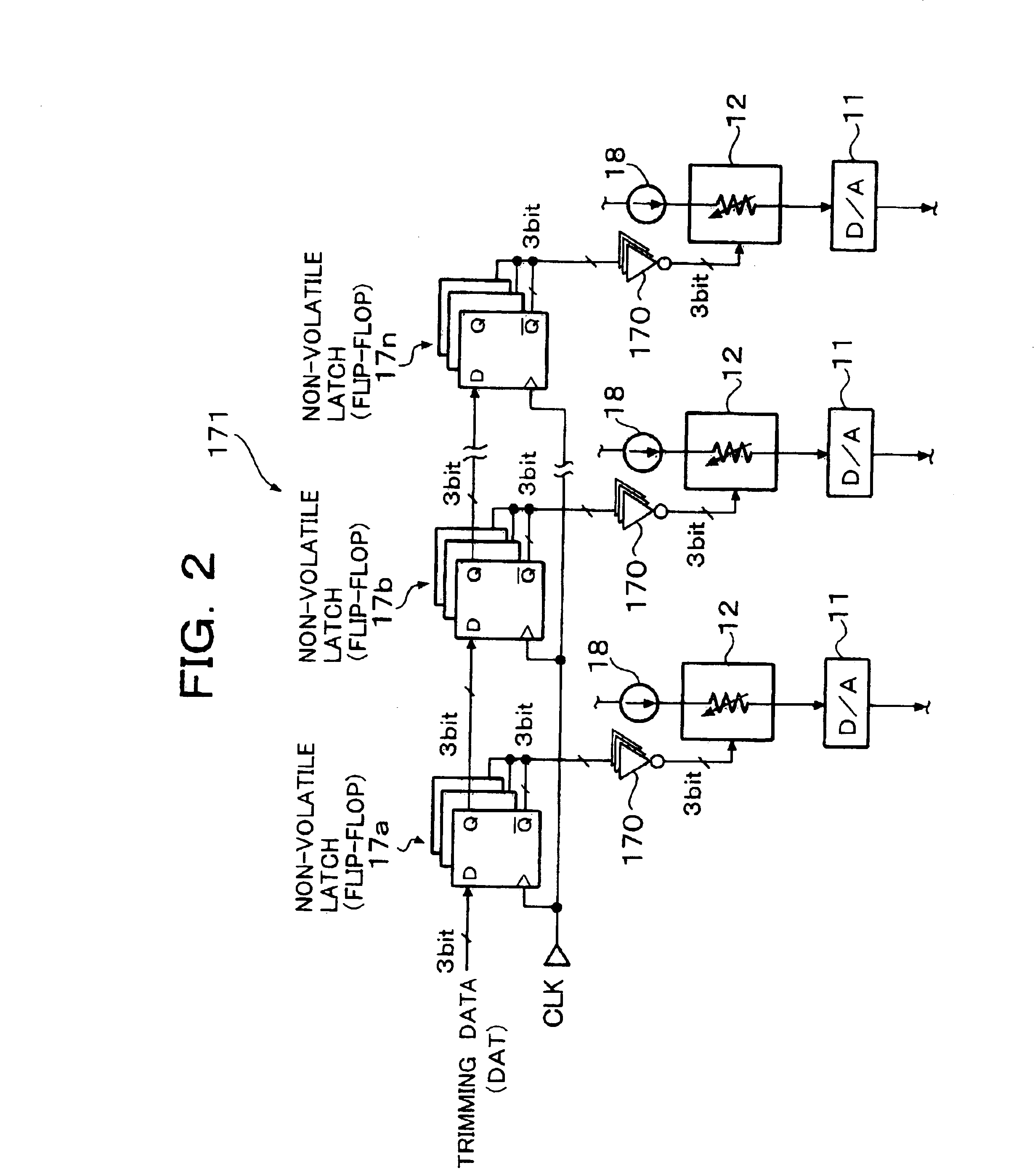 Organic EL display device and driving circuits