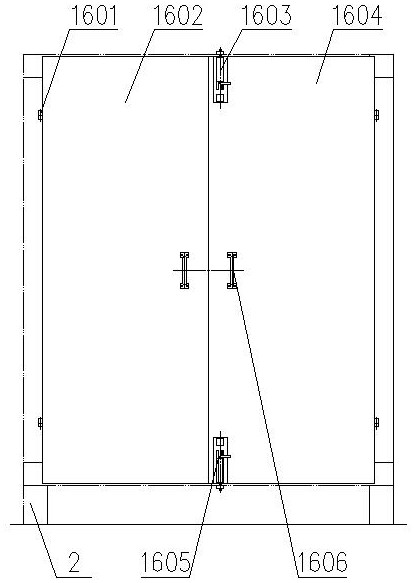 A turning machine for casting cleaning and testing conveyor line